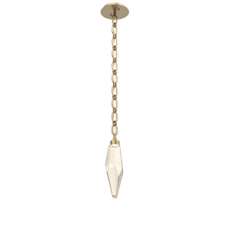 Rock Crystal LED Pendant in Gilded Brass (404|LNB0050-15-GB-CA-CH2-L1)