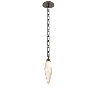 Rock Crystal LED Pendant in Flat Bronze (404|LNB0050-15-FB-CA-CH3-L3)