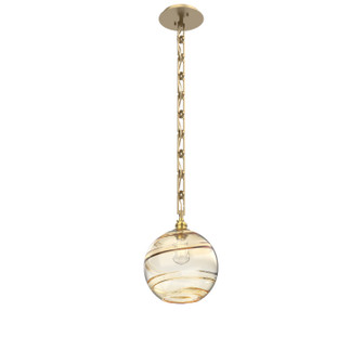 Terra One Light Pendant in Gilded Brass (404|LNB0047-01-GB-OA-CH3-E2)