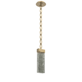 Parallel LED Pendant in Gilded Brass (404|LNB0042-01-GB-SG-CH2-L3)