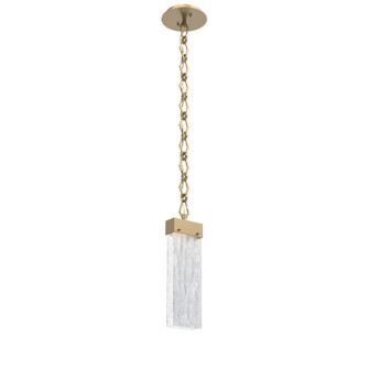 Parallel LED Pendant in Gilded Brass (404|LNB0042-01-GB-CG-CH1-L3)