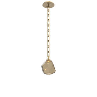Gem LED Pendant in Gilded Brass (404|LNB0039-01-GB-S-CH3-L1)