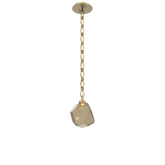 Gem LED Pendant in Gilded Brass (404|LNB0039-01-GB-B-CH1-L3)