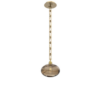 Coppa One Light Pendant in Gilded Brass (404|LNB0036-01-GB-OB-CH3-E2)