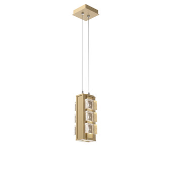 Tessera LED Pendant in Gilded Brass (404|LAB0100-12-GB-TP-CA1-L1-000)