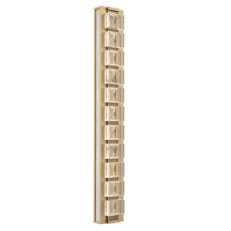 Tessera LED Wall Sconce in Gilded Brass (404|IDB0100-36-GB-TP-L2-W01)