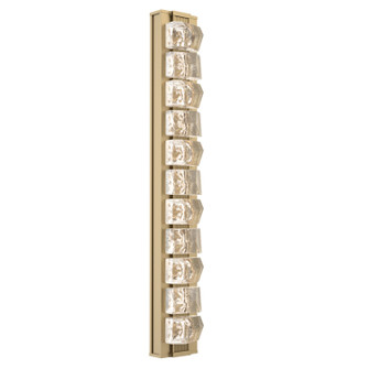 Tessera LED Wall Sconce in Gilded Brass (404|IDB0100-36-GB-TF-L2-000)
