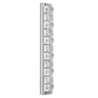 Tessera LED Wall Sconce in Classic Silver (404|IDB0100-36-CS-TF-L4-W01)