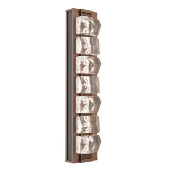 Tessera LED Wall Sconce in Burnished Bronze (404|IDB0100-24-BB-TF-L2-W02)