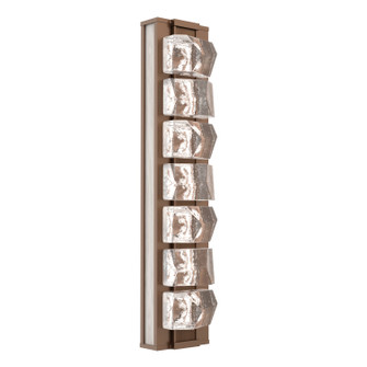 Tessera LED Wall Sconce in Burnished Bronze (404|IDB0100-24-BB-TF-L2-W01)