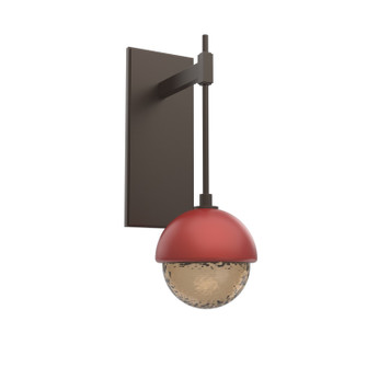 Cabochon Wall Sconce in Flat Bronze (404|IDB0093-01-FB-B-L3-RE)
