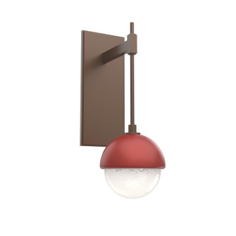 Cabochon Wall Sconce in Burnished Bronze (404|IDB0093-01-BB-WL-L3-RE)