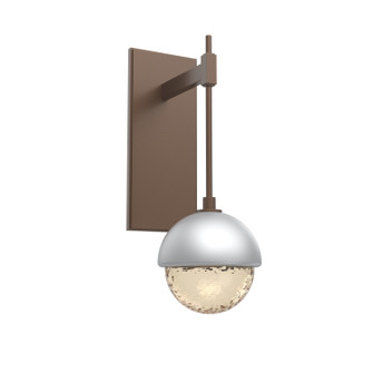 Cabochon Wall Sconce in Burnished Bronze (404|IDB0093-01-BB-A-L3-CS)