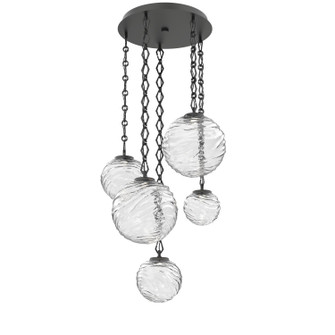 Gaia LED Pendant in Matte Black (404|CNB0092-05-MB-C-CH1-L1)