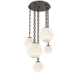 Gaia LED Pendant in Flat Bronze (404|CNB0092-05-FB-WL-CH2-L3)