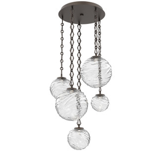 Gaia LED Pendant in Flat Bronze (404|CNB0092-05-FB-C-CH1-L1)