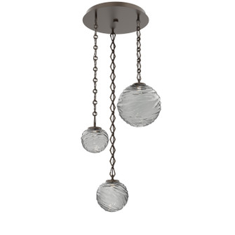 Gaia LED Pendant in Flat Bronze (404|CNB0092-03-FB-S-CH1-L3)