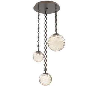 Gaia LED Pendant in Flat Bronze (404|CNB0092-03-FB-A-CH2-L3)