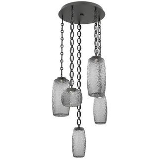 Vessel LED Pendant in Matte Black (404|CNB0091-05-MB-S-CH2-L1)