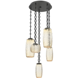 Vessel LED Pendant in Matte Black (404|CNB0091-05-MB-A-CH2-L3)