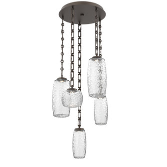 Vessel LED Pendant in Flat Bronze (404|CNB0091-05-FB-C-CH3-L3)