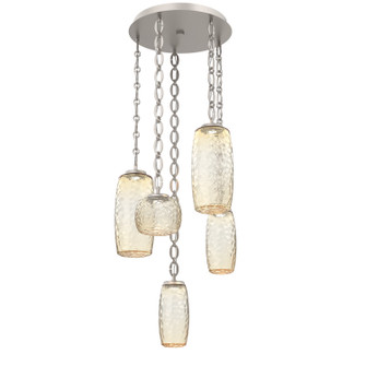 Vessel LED Pendant in Beige Silver (404|CNB0091-05-BS-A-CH2-L3)
