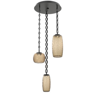 Vessel LED Pendant in Matte Black (404|CNB0091-03-MB-B-CH2-L3)