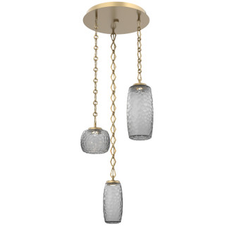 Vessel LED Pendant in Gilded Brass (404|CNB0091-03-GB-S-CH1-L1)