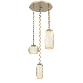 Vessel LED Pendant in Gilded Brass (404|CNB0091-03-GB-A-CH1-L1)