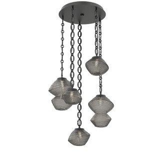Mesa LED Pendant in Matte Black (404|CNB0089-05-MB-S-CH2-L3)