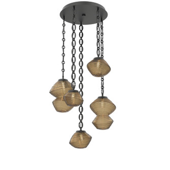 Mesa LED Pendant in Matte Black (404|CNB0089-05-MB-B-CH2-L3)