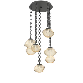 Mesa LED Pendant in Matte Black (404|CNB0089-05-MB-A-CH2-L1)
