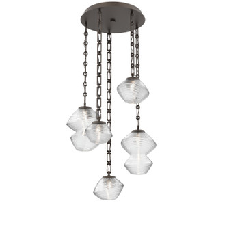 Mesa LED Pendant in Flat Bronze (404|CNB0089-05-FB-C-CH3-L3)