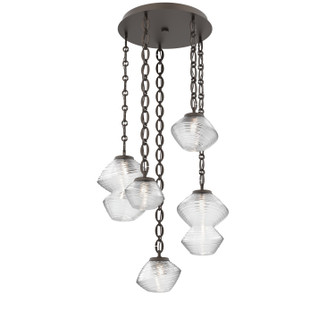 Mesa LED Pendant in Flat Bronze (404|CNB0089-05-FB-C-CH2-L3)