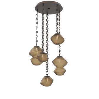 Mesa LED Pendant in Flat Bronze (404|CNB0089-05-FB-B-CH1-L1)
