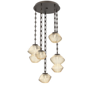Mesa LED Pendant in Flat Bronze (404|CNB0089-05-FB-A-CH3-L3)