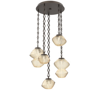 Mesa LED Pendant in Flat Bronze (404|CNB0089-05-FB-A-CH1-L3)