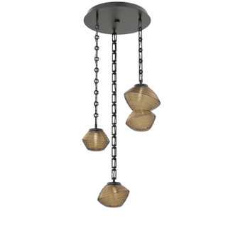 Mesa LED Pendant in Matte Black (404|CNB0089-03-MB-B-CH3-L1)