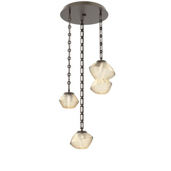 Mesa LED Pendant in Flat Bronze (404|CNB0089-03-FB-A-CH3-L3)