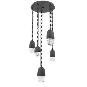 Pebble LED Pendant in Matte Black (404|CNB0079-05-MB-PC-CH3-L3)