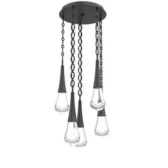 Raindrop LED Pendant in Matte Black (404|CNB0078-05-MB-C-CH2-L3)