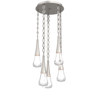 Raindrop LED Pendant in Beige Silver (404|CNB0078-05-BS-C-CH2-L3)