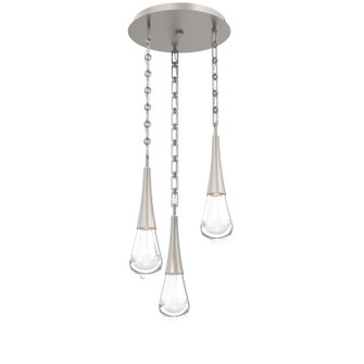 Raindrop LED Pendant in Beige Silver (404|CNB0078-03-BS-C-CH3-L1)