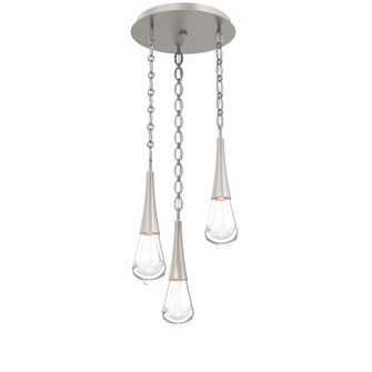 Raindrop LED Pendant in Beige Silver (404|CNB0078-03-BS-C-CH2-L3)