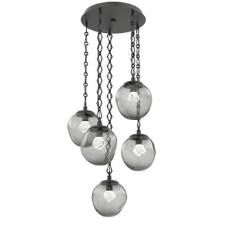 Aster LED LED Pendant in Matte Black (404|CNB0066-05-MB-ZS-CH1-L3)