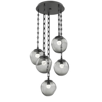 Aster LED LED Pendant in Matte Black (404|CNB0066-05-MB-FS-CH3-L1)