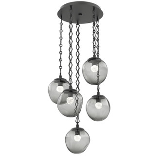 Aster LED LED Pendant in Matte Black (404|CNB0066-05-MB-FS-CH1-L1)