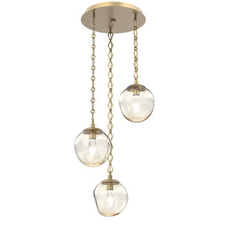 Aster LED LED Pendant in Gilded Brass (404|CNB0066-03-GB-GA-CH1-L1)