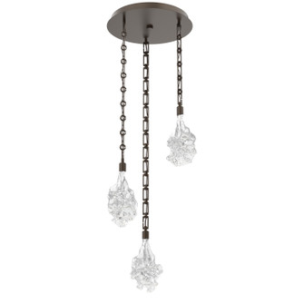 Blossom LED Pendant in Flat Bronze (404|CNB0059-03-FB-BC-CH3-L3)