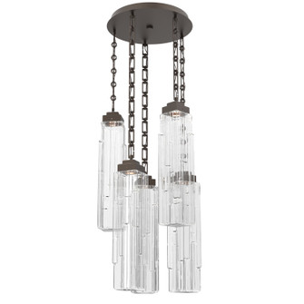 Ledgestone LED Pendant in Flat Bronze (404|CNB0056-05-FB-LC-CH3-L3)